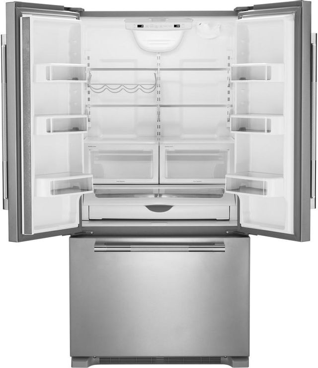 Jenn-Air® RISE™ 21.9 Cu. Ft. Stainless Steel Freestanding French Door Refrigerator-1