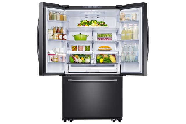 Samsung 26 Cu. Ft. French Door Refrigerator-Fingerprint Resistant Black Stainless Steel 8