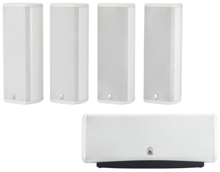 Revel® Concerta™ Series White Gloss 5-Channel Home Theater Sound Support System 0