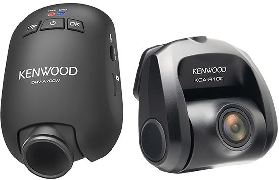 Kenwood DRV-A700WDP HD Front & Rear Camera Package