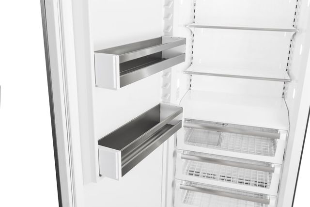 Viking® 7 Series 16.1 Cu. Ft. Kalamata Red Fully Integrated Left Hinge All Freezer with 5/7 Series Panel 3