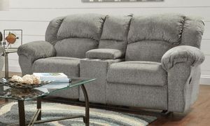 Affordable Furniture Allure Grey Reclining Loveseat