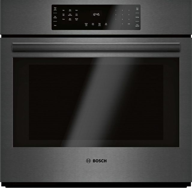 Bosch 800 Series 30" Black Stainless Steel Electric Built In Single Oven