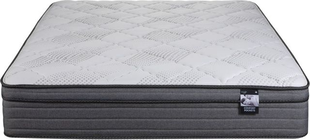 Springwall Sleep Products Solstice 11" King Pocketed Coil Euro Top Medium Mattress 10