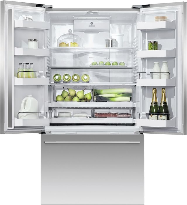 Fisher & Paykel Series 7 20.1 Cu. Ft. Stainless Steel Counter Depth French Door Refrigerator 1