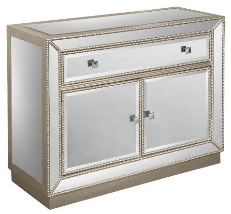 Coast2Coast Home™ Accents by Andy Stein Estaline Silver/Mirror Chest