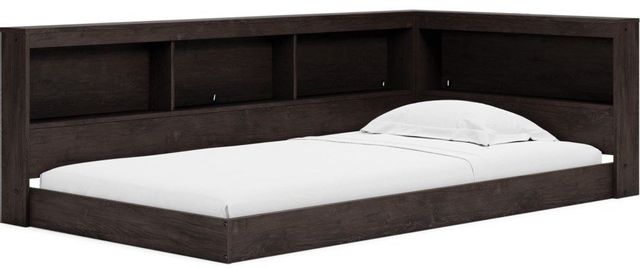 Signature Design by Ashley® Piperton Brown Twin Bookcase Storage Bed-0