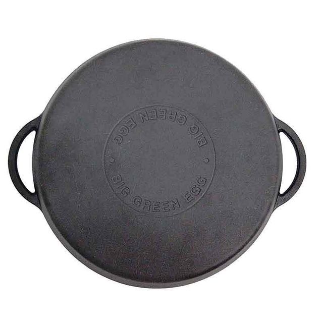 Big Green Egg® 14" Black Cast Iron Skillet Cookware 1