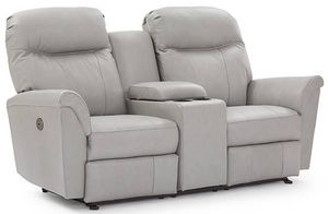 Best® Home Furnishings Caitlin Power Rocker Reclining Loveseat with Console