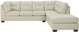 Benchcraft® Falkirk 2-Piece Beige Sectional with Chaise