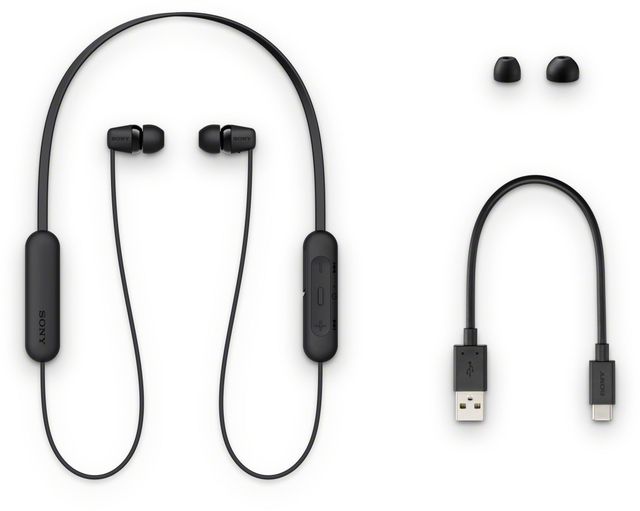 Sony WI-C200 Black Wireless In-Ear Headphones 5