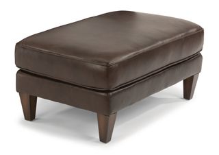 Flexsteel® Digby Leather Cocktail Ottoman