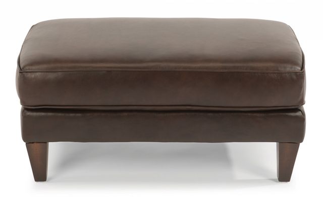 Flexsteel® Digby Leather Cocktail Ottoman-1