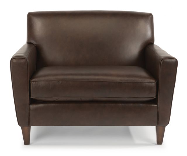 Flexsteel® Digby Leather Chair and a Half-1