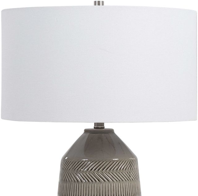 Uttermost Rewind Soft Gray Table Lamp 2