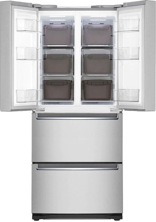 LG 14.3 Cu. Ft. Platinum Silver Kimchi/Specialty Food French Door Refrigerator 4