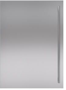 Sub-Zero® Classic 30" Stainless Steel Dual Flush Inset Door Panel with Tubular Handle