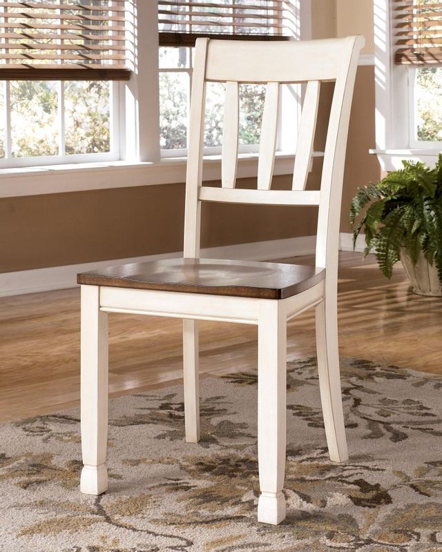 Signature Design by Ashley® Whitesburg  Off White Dining Room Side Chair 5