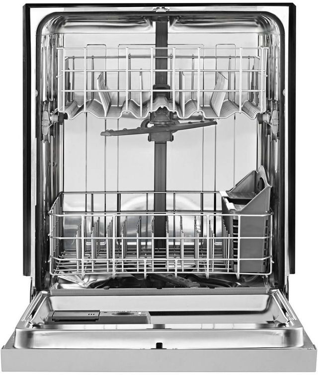 Whirlpool® 24" Monochromatic Stainless Steel Built In Dishwasher 1