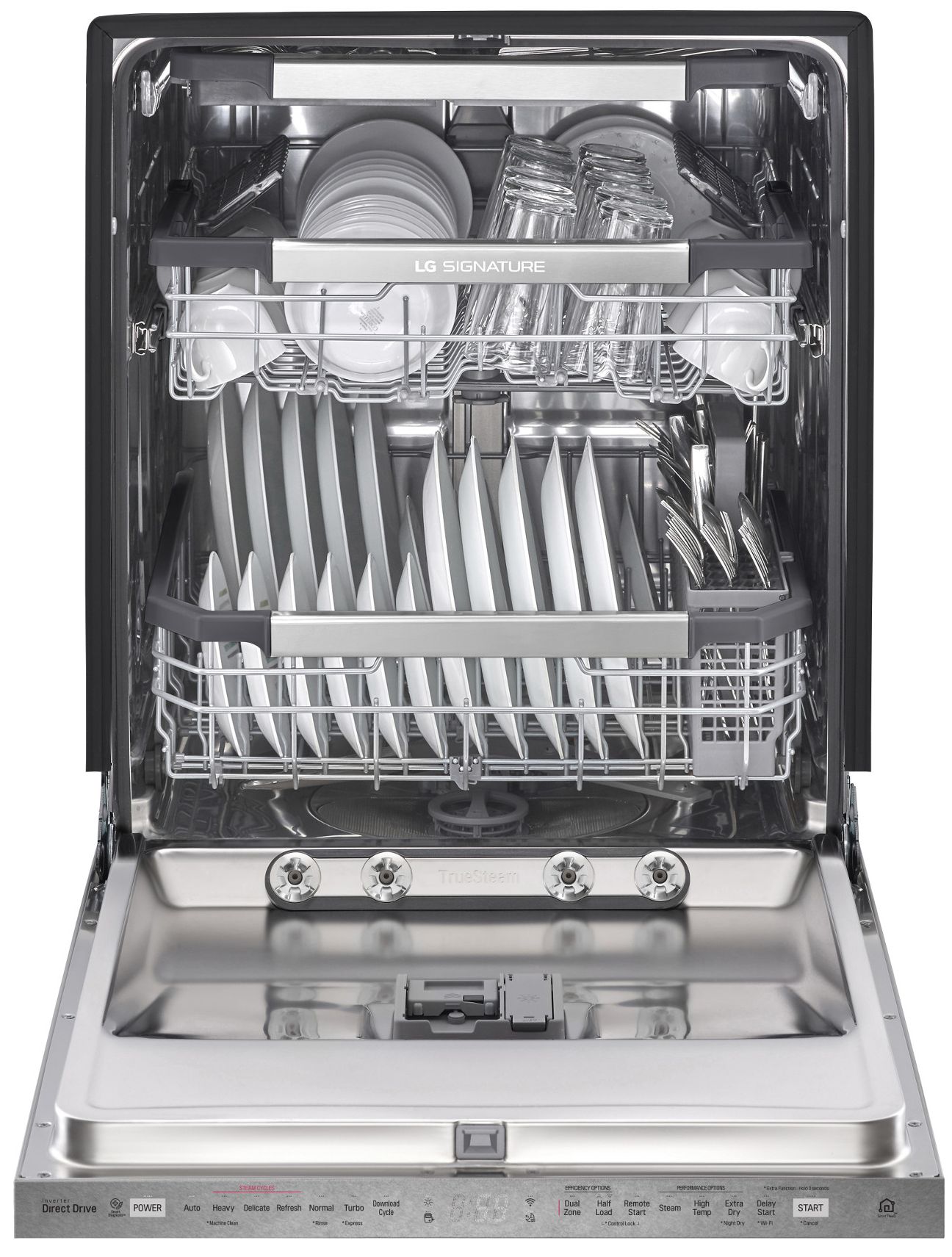 LG Signature 24" Textured Steel™ Built In Dishwasher Big Sandy Superstore Furniture