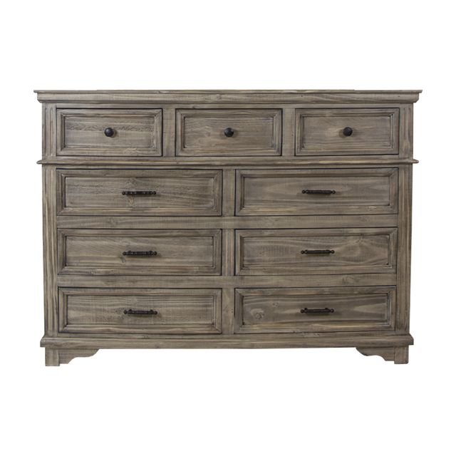 Vintage Furniture Charleston Nine-Drawer Dresser-0