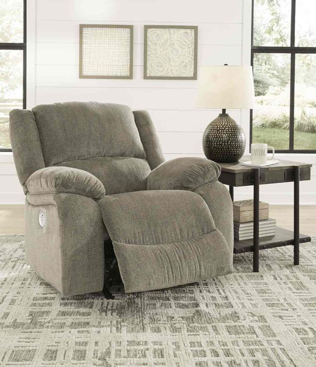 Signature Design by Ashley® Draycoll Pewter Power Rocker Recliner 3