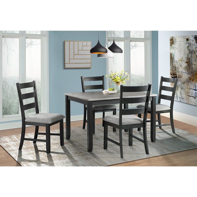 Elements International Martin 5 Piece Dining Set | Jarons Furniture ...