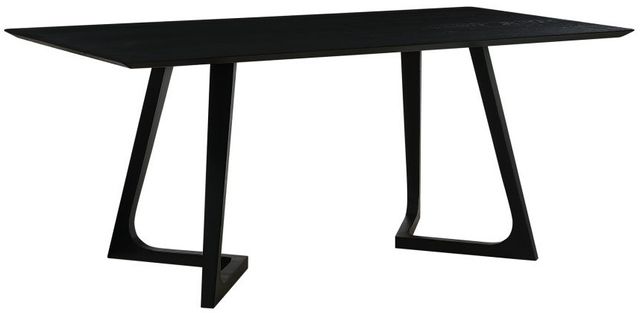 Moe's Home Collections Godenza Black Ash Rectangular Dining Table 2