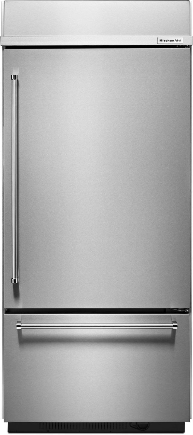 KitchenAid® Architect® Series II 22.0 Cu. Ft. Bottom Freezer Refrigerator-Stainless Steel 9