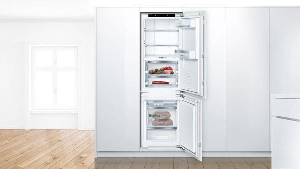 Bosch 800 Series 8.3 Cu. Ft. Custom Panel Built in Bottom Freezer Refrigerator