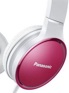 Panasonic® Lightweight Pink On-Ear Headphones 1