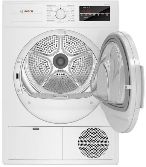 Bosch 300 Series 4.0 Cu. Ft. White Front Load Electric Dryer 4