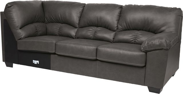 Benchcraft® Aberton 3-Piece Gray Sectional with Chaise 4