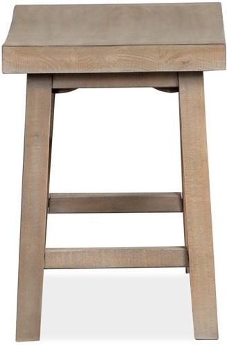 Magnussen Home® Paxton Place Dovetail Grey Stool 2