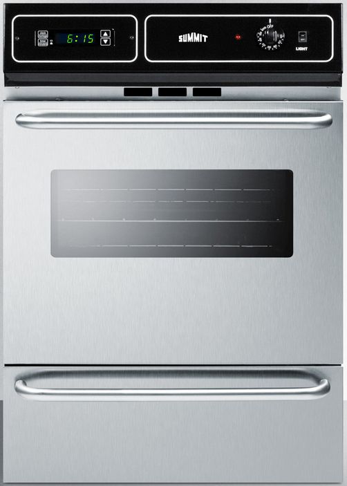 Summit® 24" Stainless Steel Gas Built In Single Oven