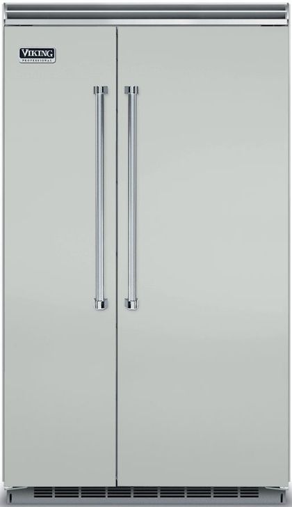 Viking® 5 Series 29.1 Cu. Ft. Arctic Grey Professional Built In Side-by-Side Refrigerator 0