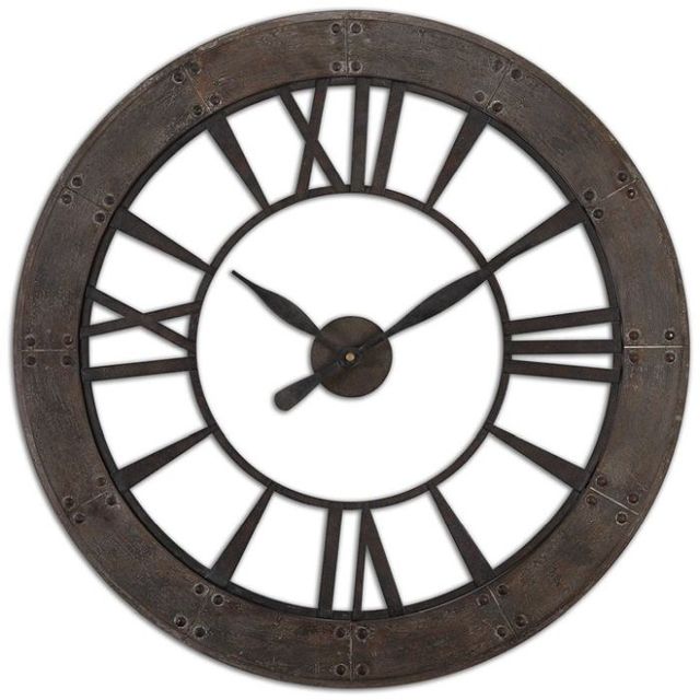 Uttermost® Ronan Gray Wall Clock-0