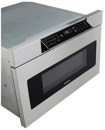 Sharp® 1.2 Cu. Ft. Stainless Steel Microwave Oven Drawer-3