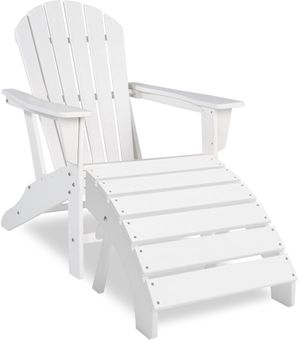 Signature Design by Ashley® Sundown Treasure 2-Piece White Outdoor Seating Set