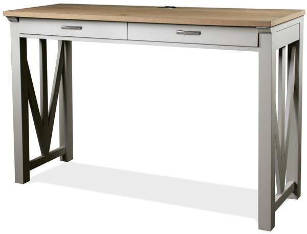 Riverside Furniture Osborne Gray Skies/Timeless Oak Nesting Desk-0