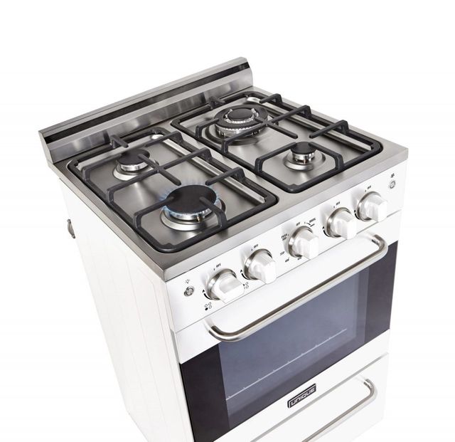 Unique® Appliances Prestige 24" White Freestanding Natural Gas Range 5