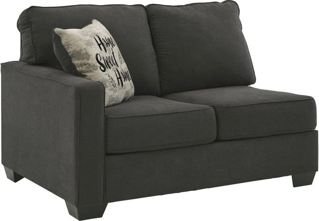 Signature Design by Ashley® Lucina 2-Piece Charcoal Sectional 2