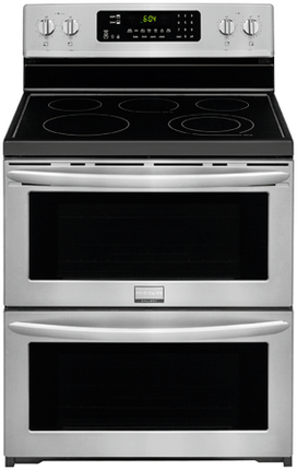 Frigidaire Gallery® 30" Free Standing Electric Double Oven Range-Stainless Steel