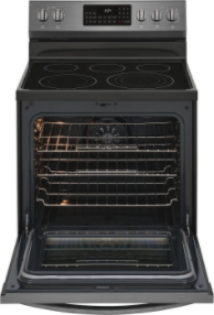 Frigidaire Gallery® 30" Smudge Proof® Black Stainless Steel Freestanding Electric Range 1