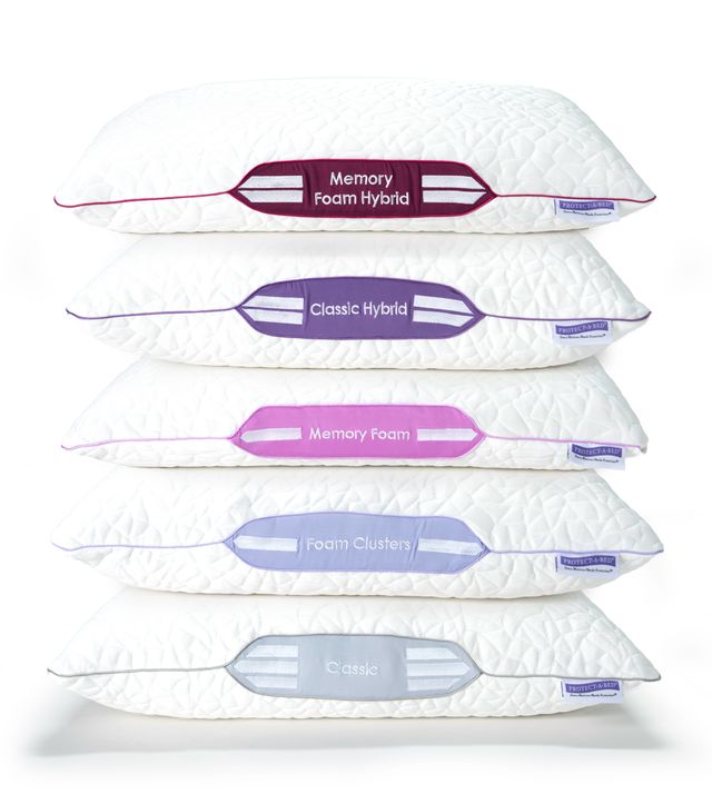 Protect-A-Bed® Therm-A-Sleep® White Snow Foam Clusters Queen Pillow 13
