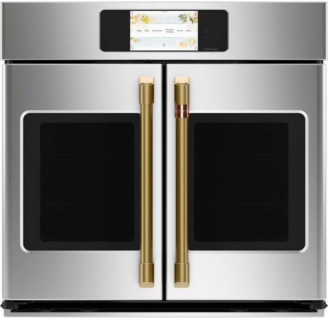 Café™ Brushed Brass Wall Oven Handle Kit 1