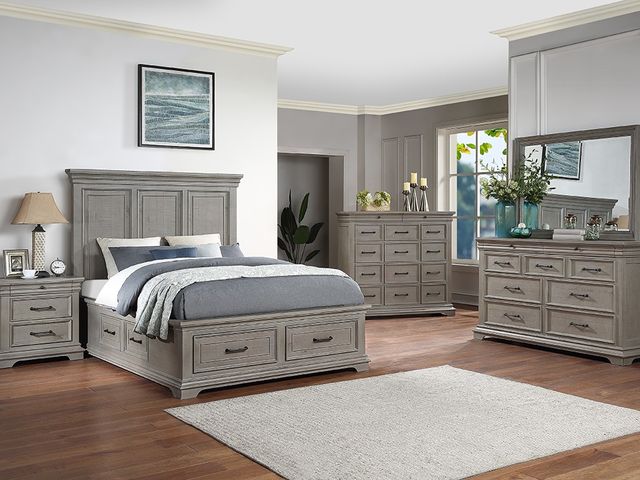 Lansing Queen Set, Mattress and Chest Free!-0