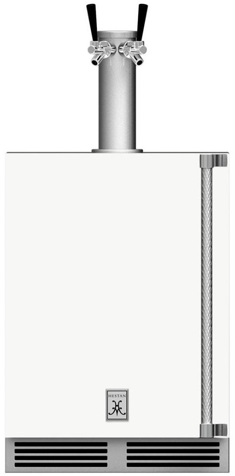 Hestan GFDS Series 5.2 Cu. Ft. Froth Outdoor Double Faucet Beer Dispenser-0