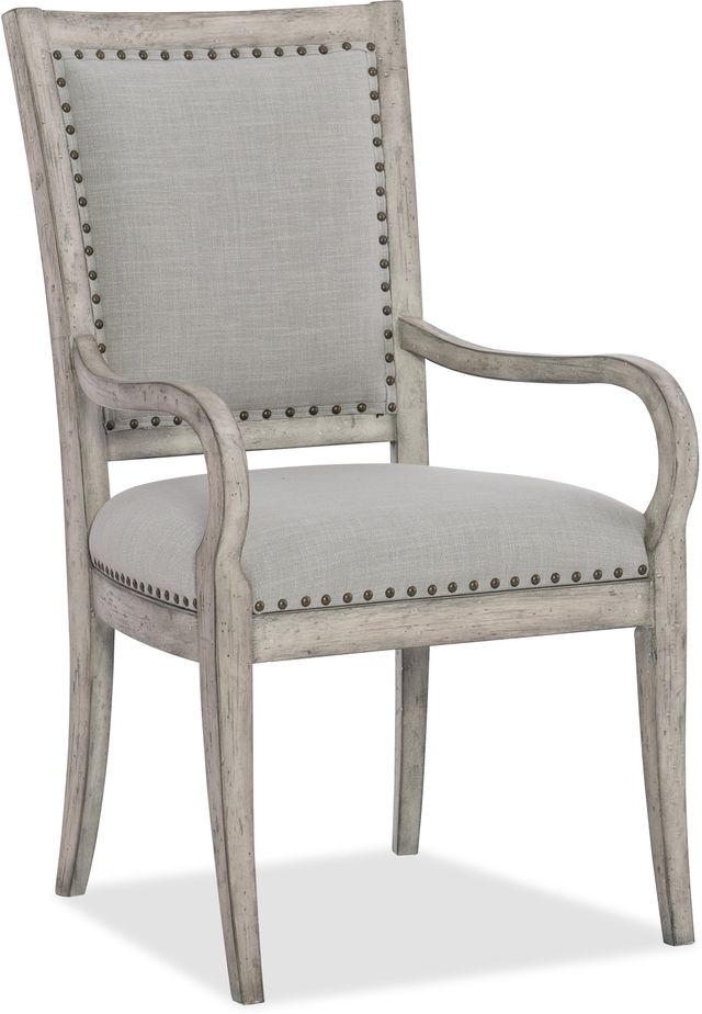 Hooker® Furniture Boheme Mercantile White Vitton Upholstered Arm Chair 0
