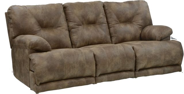 Catnapper® Voyager Brandy Lay Flat Reclining Sofa 1